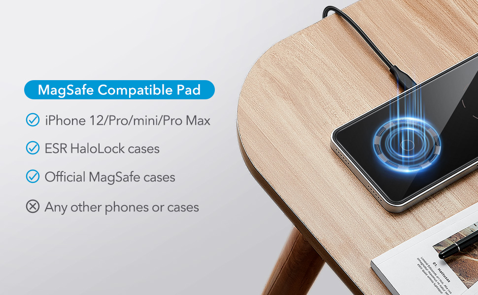 HaloLock™ 2 in 1 Magnetic Wireless Charger for iPhone 12 2 1 HaloLock™ 2 in 1 Magnetic Wireless Charger for iPhone 12 2 1