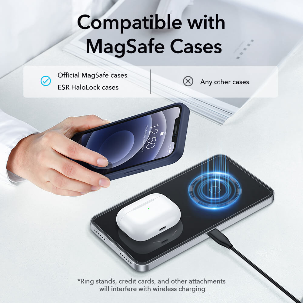 HaloLock™ 2 in 1 Magnetic Wireless Charger for iPhone 12 5 HaloLock™ 2 in 1 Magnetic Wireless Charger for iPhone 12 5