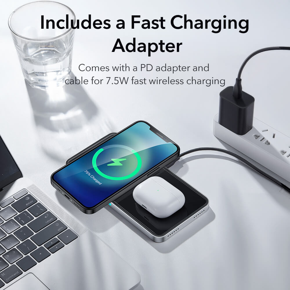 HaloLock™ 2 in 1 Magnetic Wireless Charger for iPhone 12 7 HaloLock™ 2 in 1 Magnetic Wireless Charger for iPhone 12 7