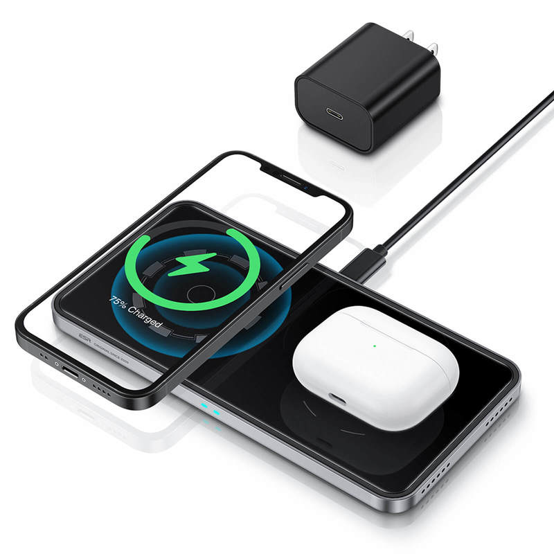 HaloLock 2 in 1 Magnetic Wireless Charger 1 HaloLock 2 in 1 Magnetic Wireless Charger 1
