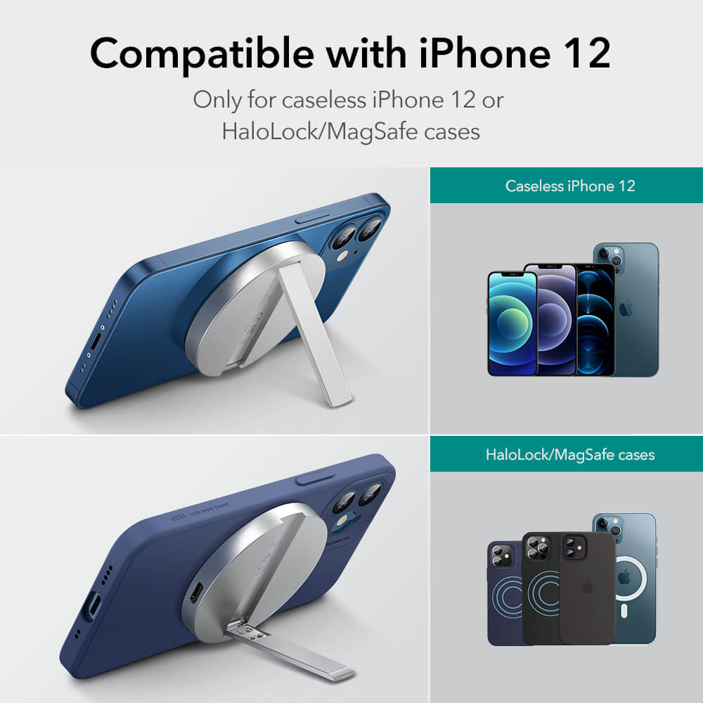 HaloLock™ Kickstand MagSafe Compatible Wireless Charger 16 HaloLock™ Kickstand MagSafe Compatible Wireless Charger 16