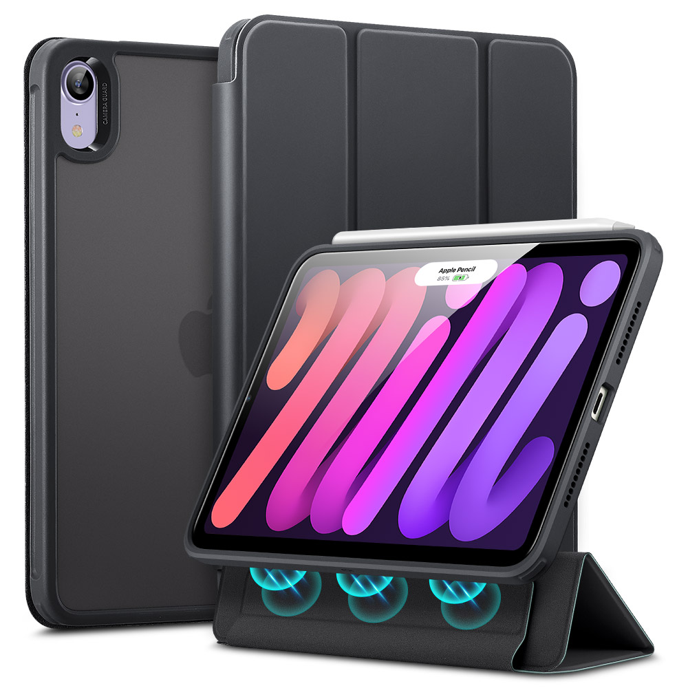 iPad Mini 6 Rebound Hybrid Case Frosted Black iPad Mini 6 Rebound Hybrid Case Frosted Black
