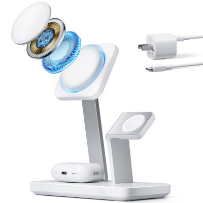 25W 3 in 1 Wireless Charger with MagSafe CryoBoost Product Image 2