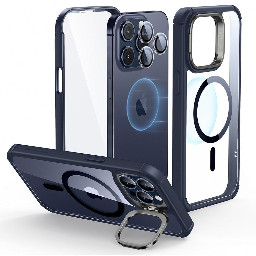 QD iPhone 15 Pro Armor Tough Case with Stash Stand HaloLock C02 ZT01 QD iPhone 15 Pro Armor Tough Case with Stash Stand HaloLock C02 ZT01