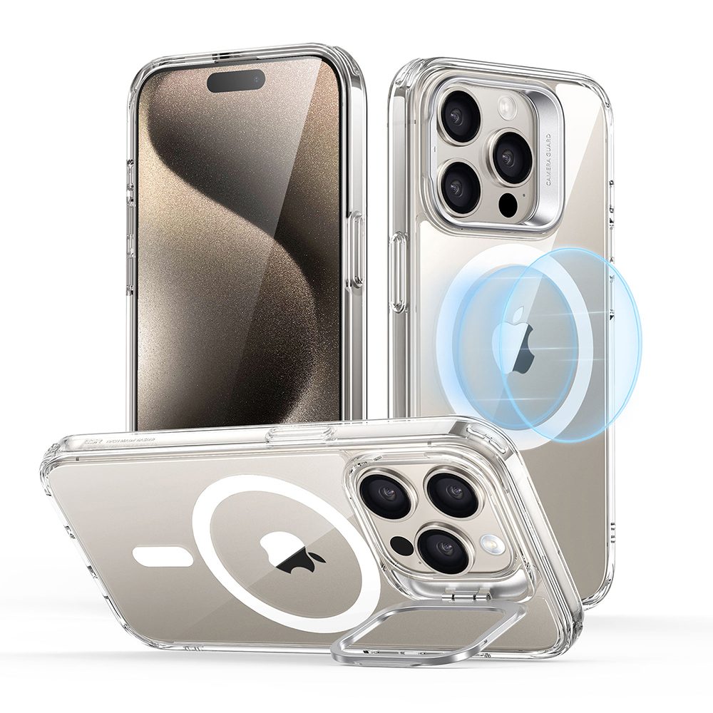 QHZJ iPhone 15 Pro Classic Hybrid Case with Stash Stand HaloLock C01 ZT01 1 QHZJ iPhone 15 Pro Classic Hybrid Case with Stash Stand HaloLock C01 ZT01 1