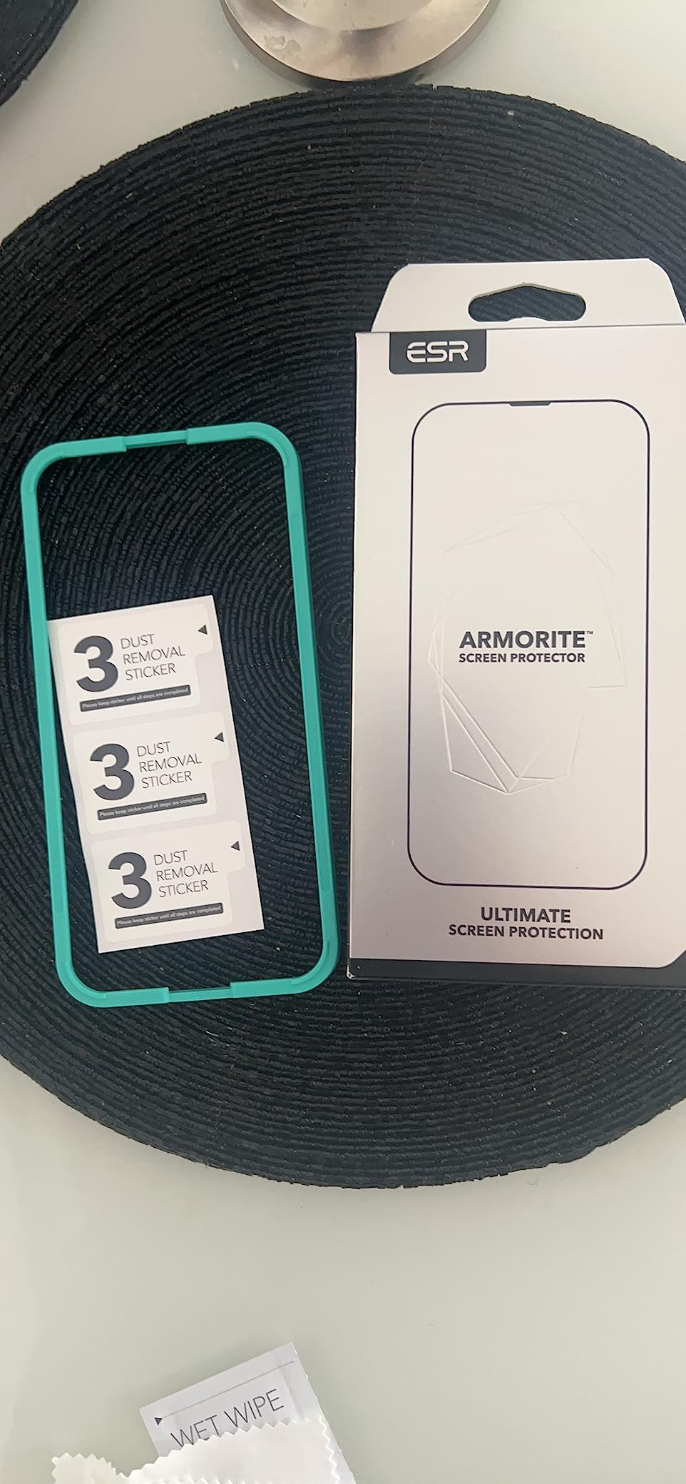 ESR Armorite - Apple iPhone 14 Verre trempé Protection d'écran - Compatible  Coque + Cadre d'installation 1-0175248 